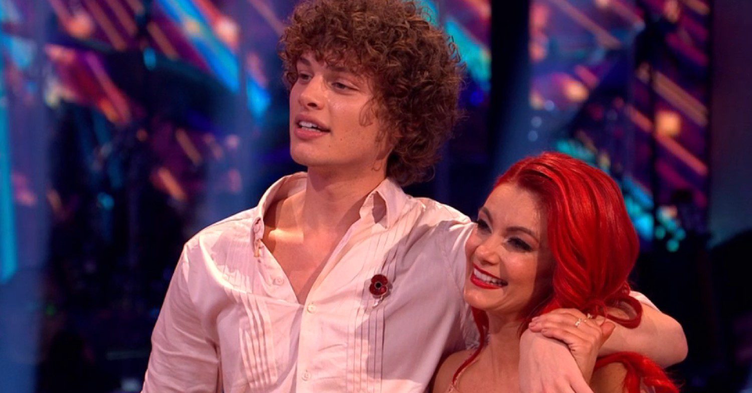 Bobby Brazier and Dianne Buswell on Strictly 