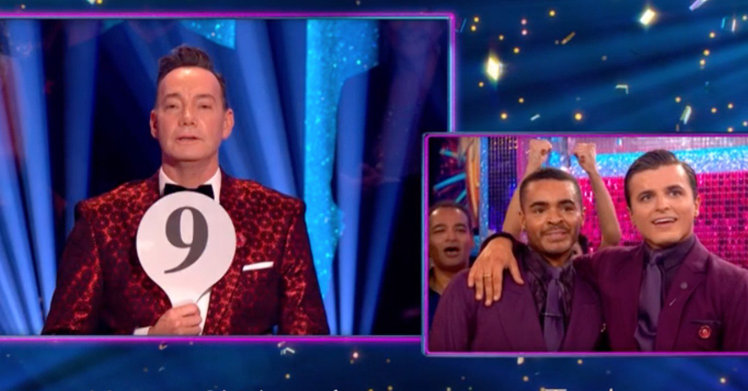 Craig Revel Horwood awards Layton Williams a 9 on Strictly Come Dancing