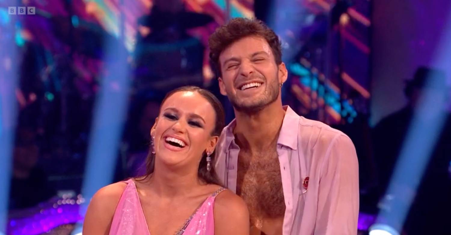 Strictly star Ellie Leach laughs