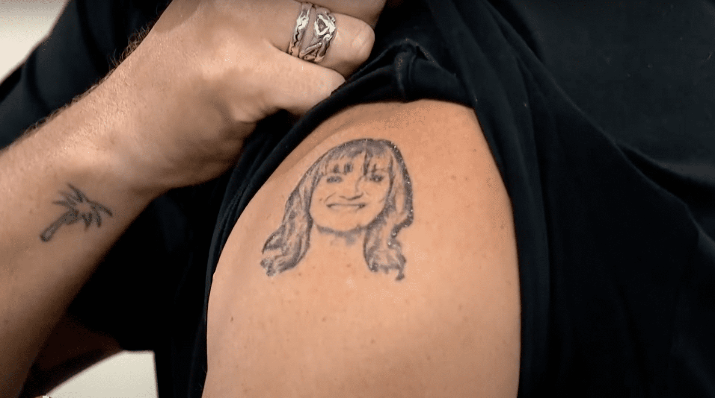 Jamie Laing's Lorraine Kelly tattoo