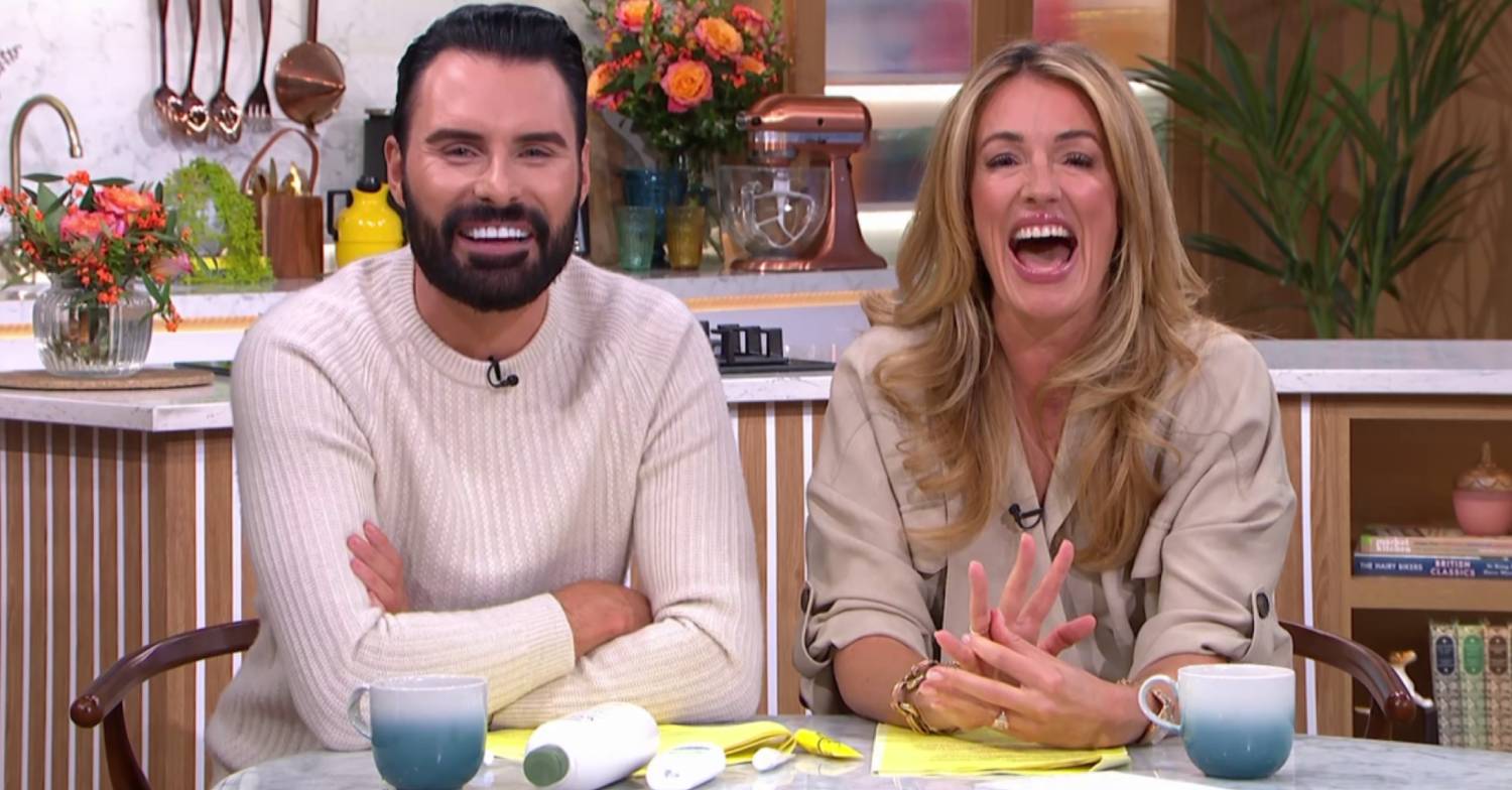 Cat Deeley and Rylan speak to winner on This Morning today