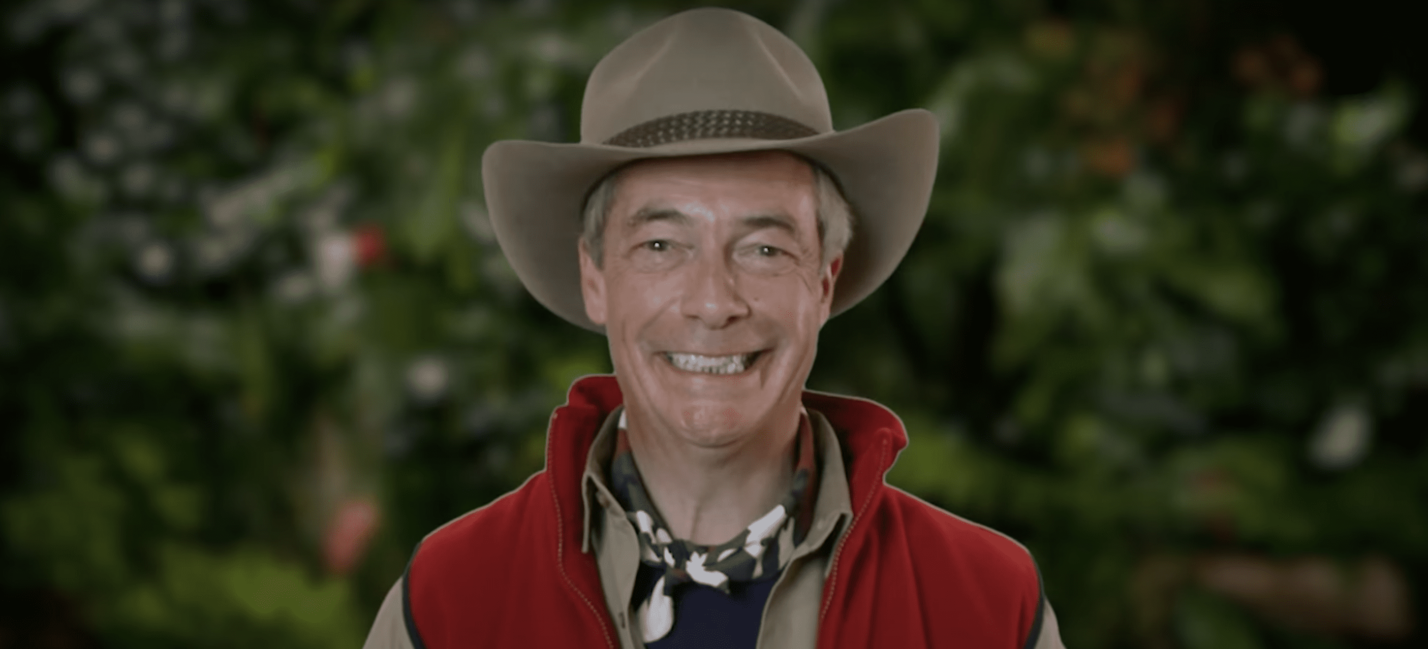 Nigel Farage smiling