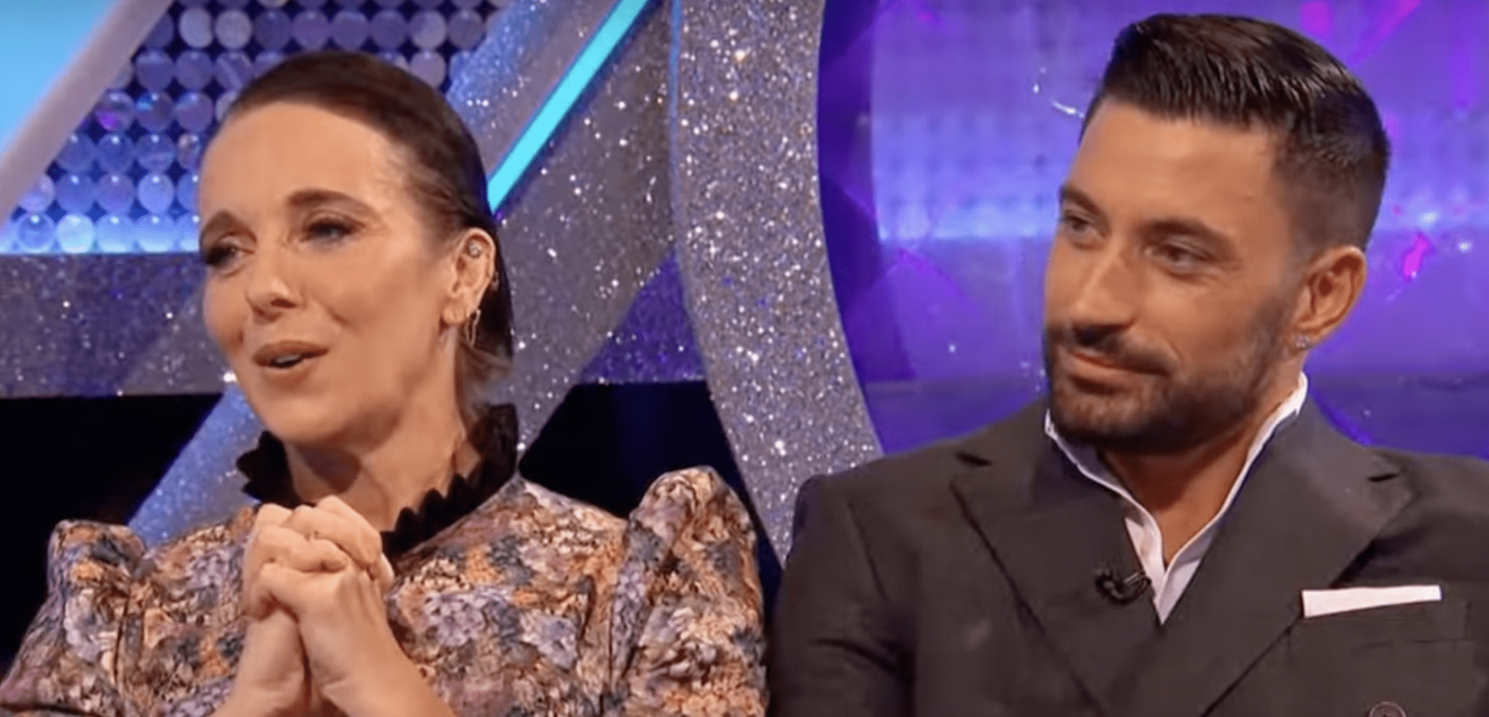 Amanda Abbington and Giovanni Pernice