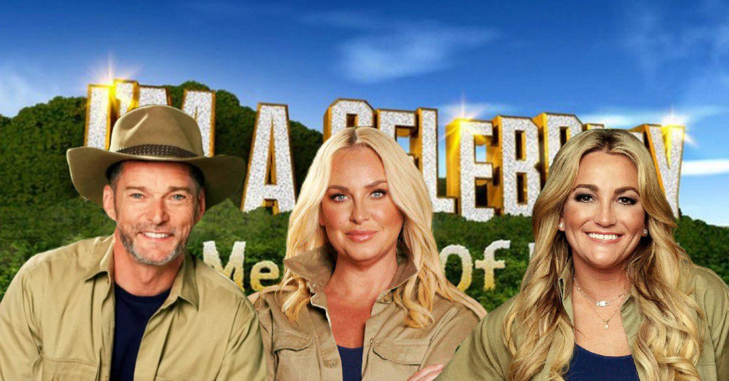 I'm A Celeb logo with the 2023 stars