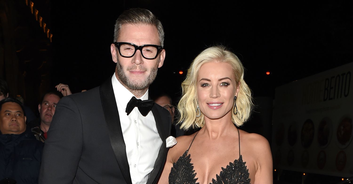 Denise Van Outen and Eddie Boxshall smiling