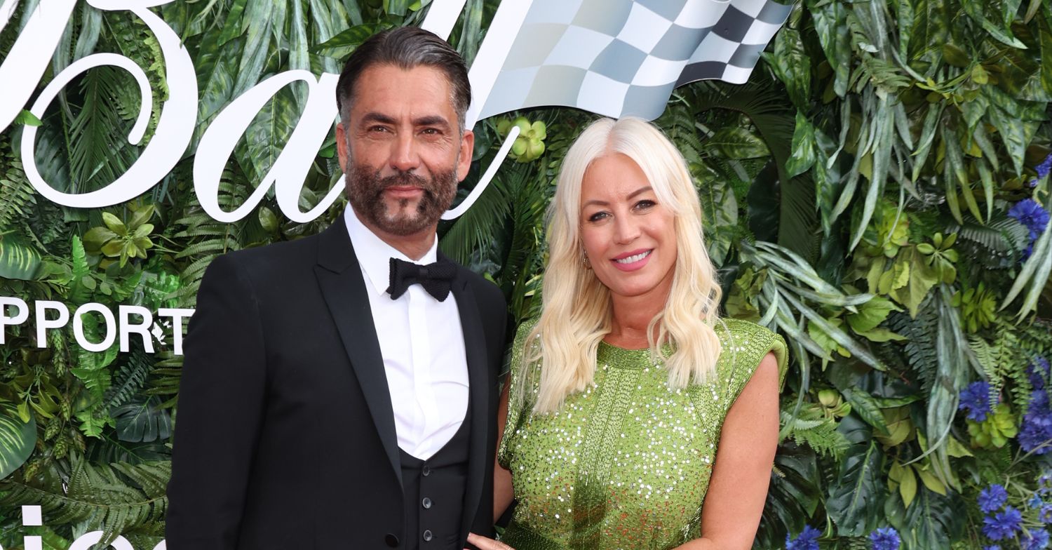 Denise Van Outen and Jimmy Barba on the red carpet