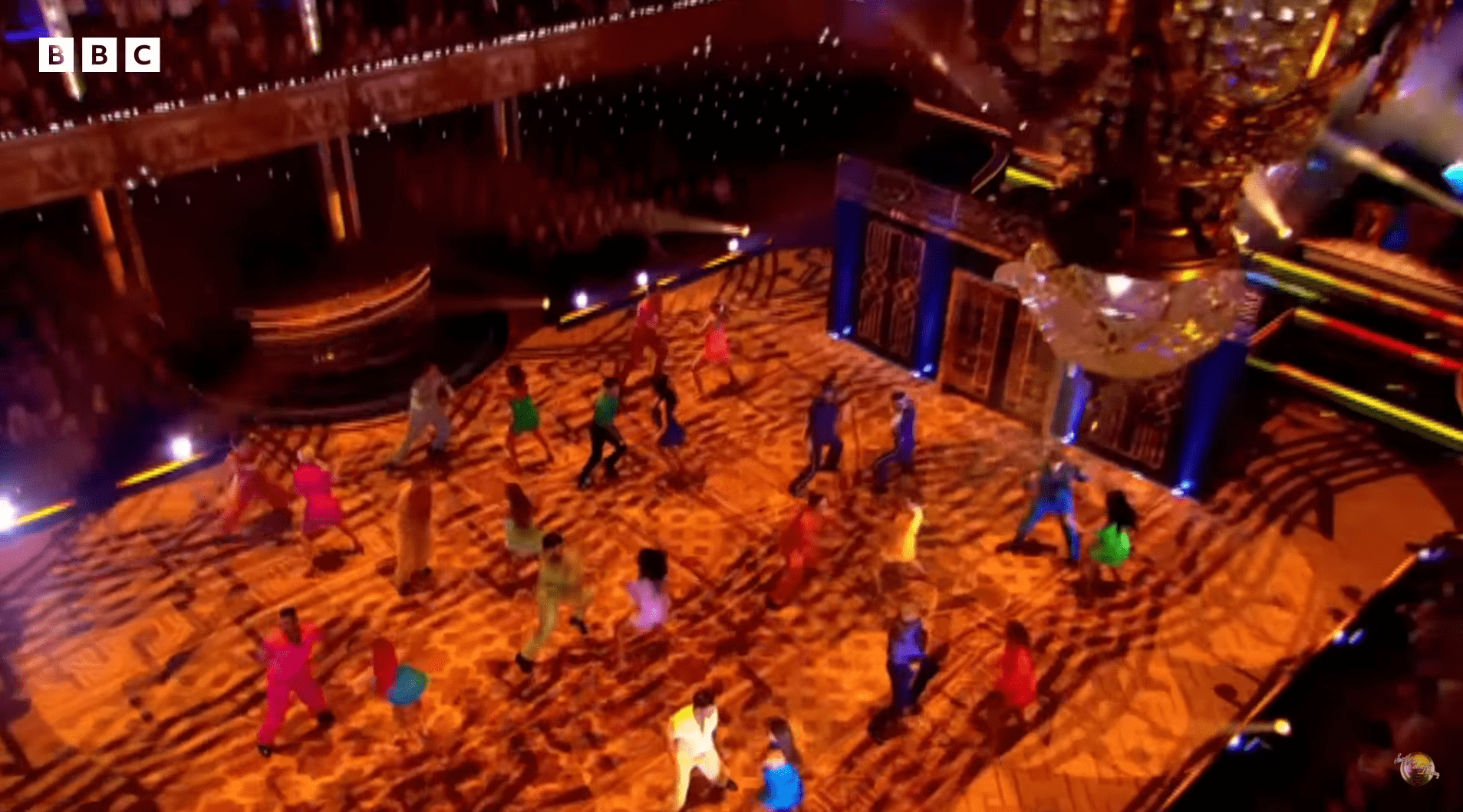 Strictly dancers at Blackpool