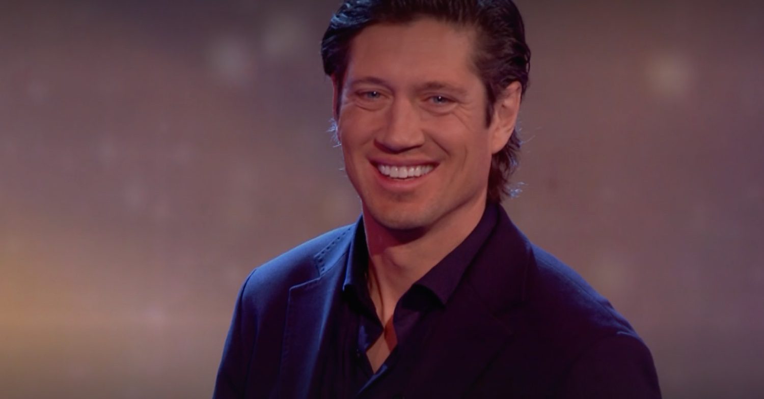 Vernon Kay looking emotional on Children In Need
