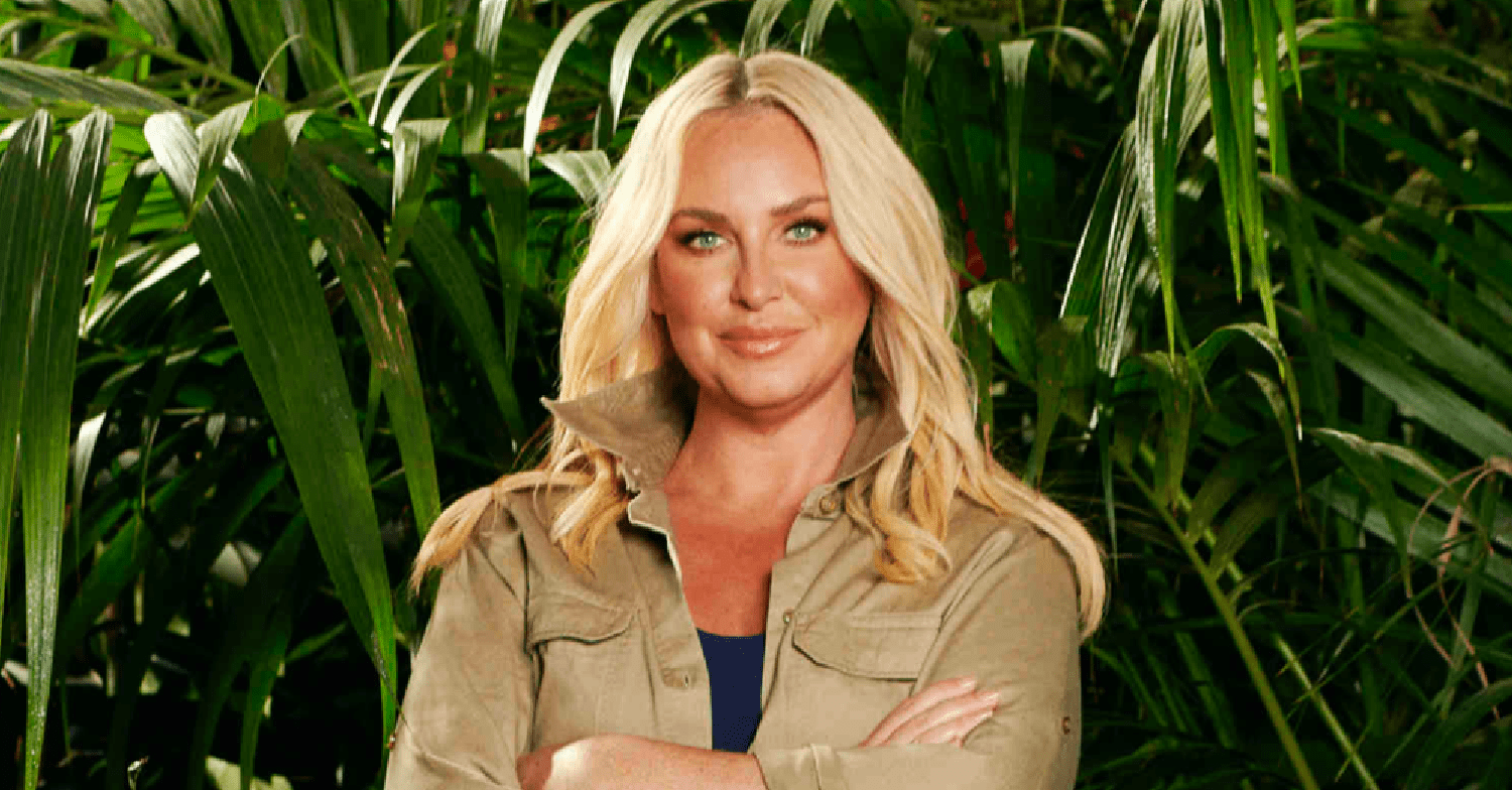 Josie Gibson smiling in her I'm A Celebrity press shot