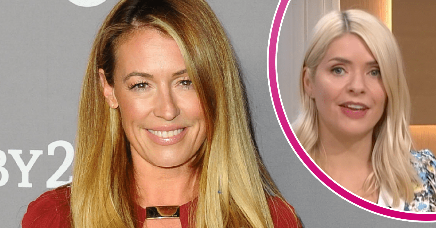 Cat Deeley and Holly Willoughby smiling