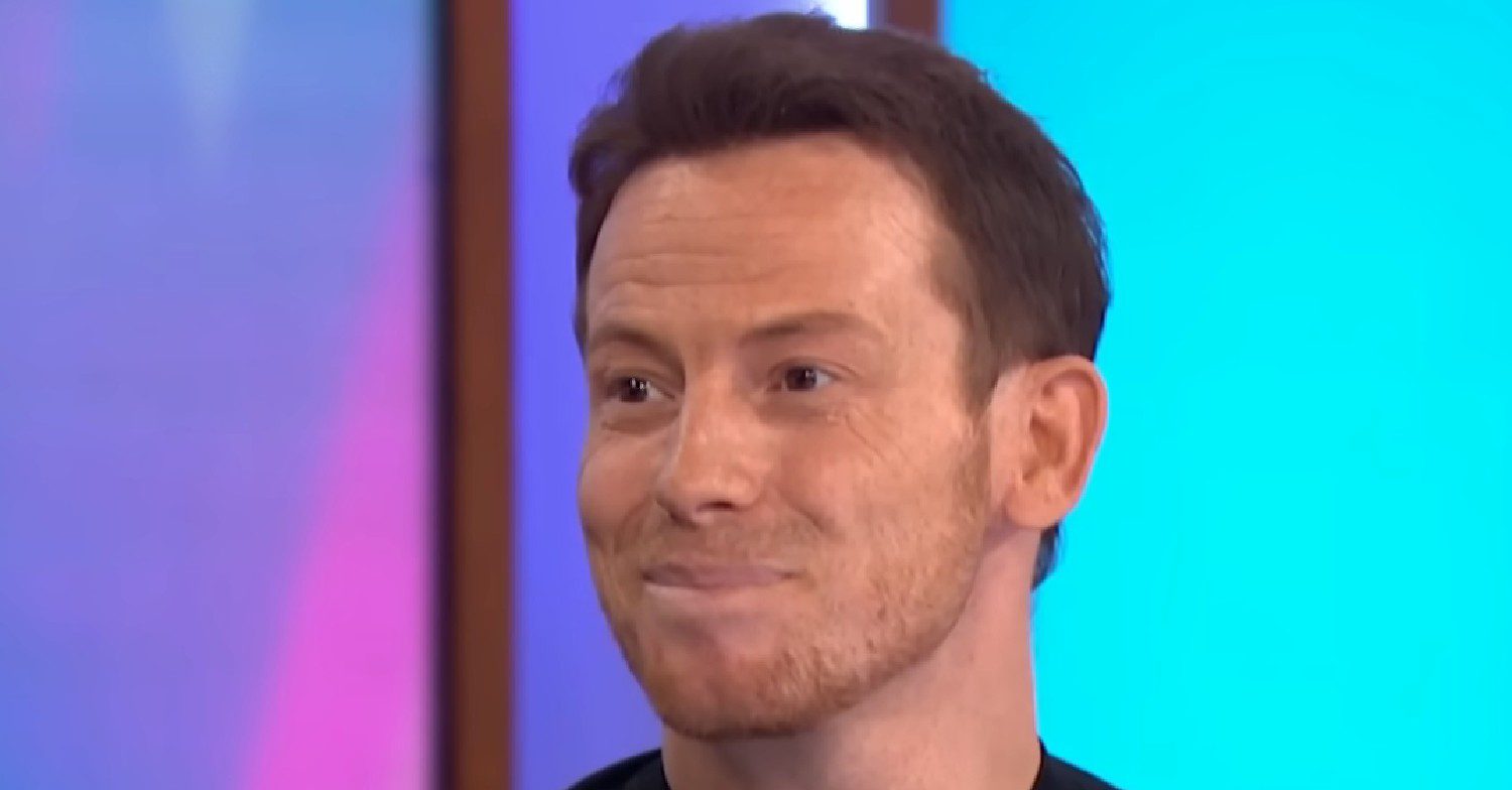 Joe Swash smiling on Loose Women