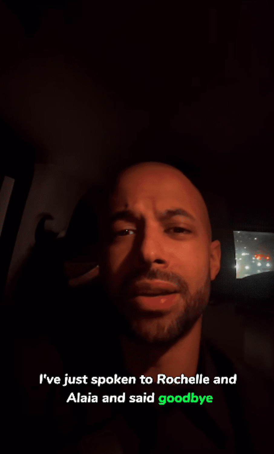 Marvin Humes says goodbye before I'm A Celebrity