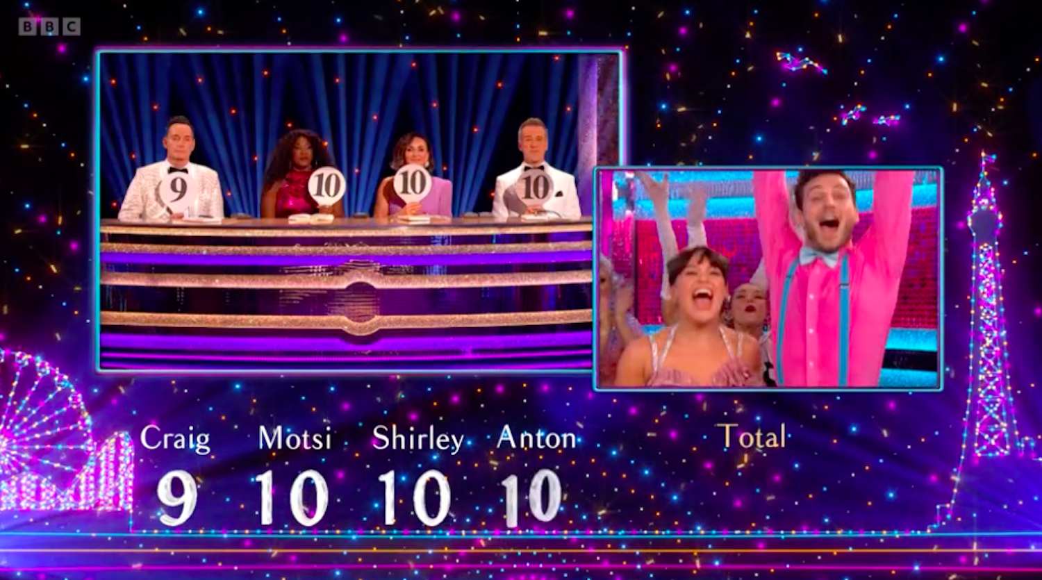 Ellie Leach and Vito Coppola score 39 in Blackpool