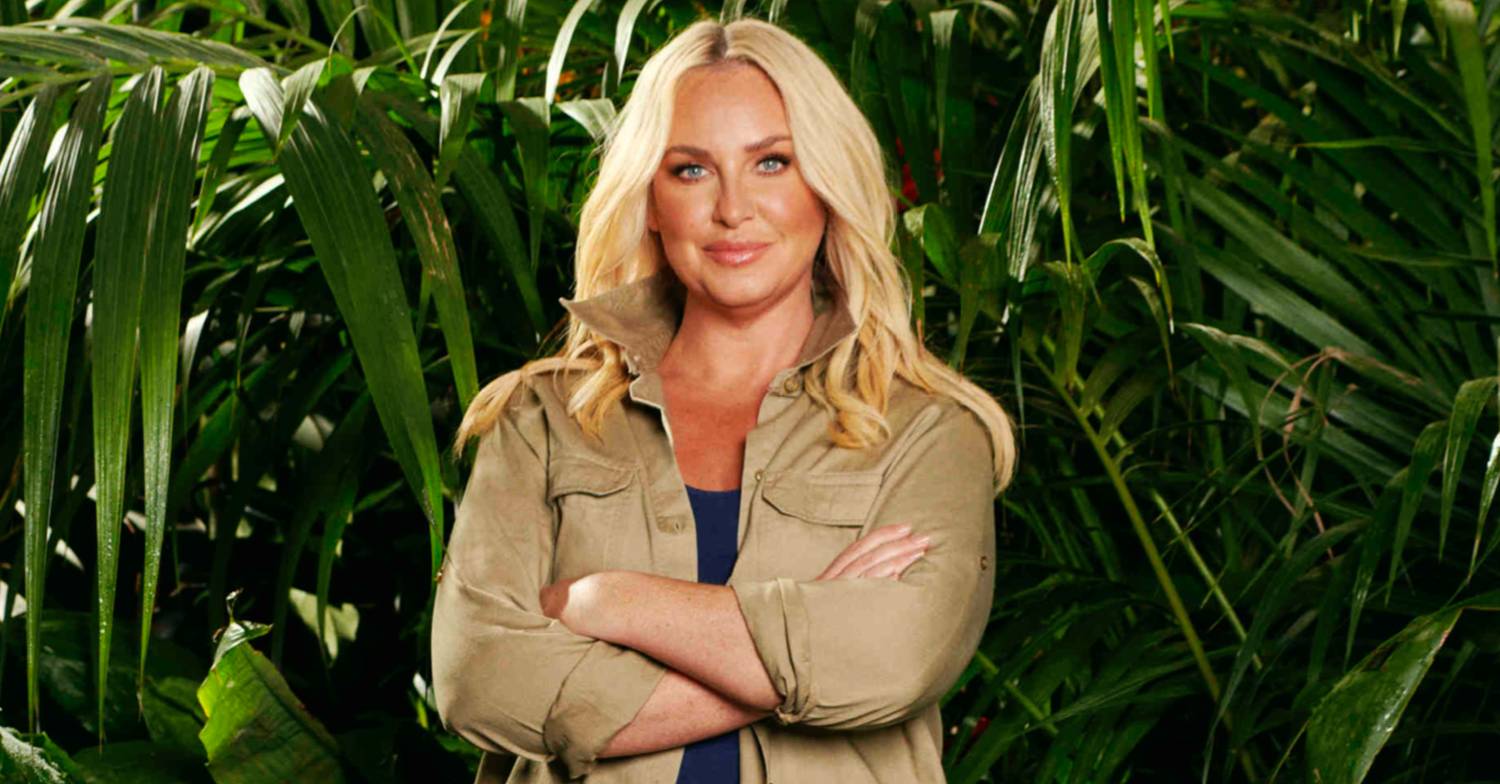 Josie Gibson poses in their I'm A Celebrity campmate costume