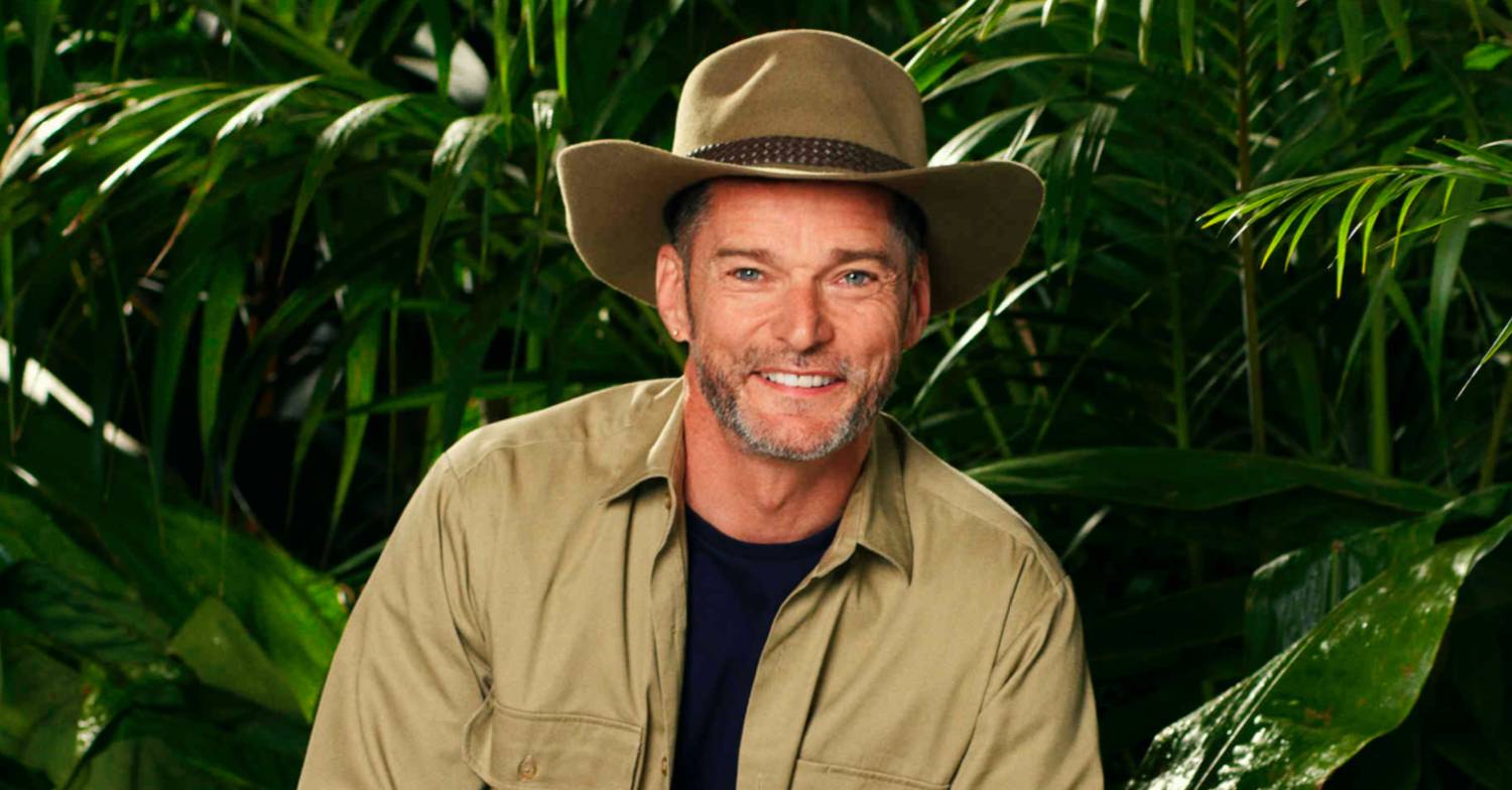 Fred Sirieix poses in their I'm A Celebrity campmate costume
