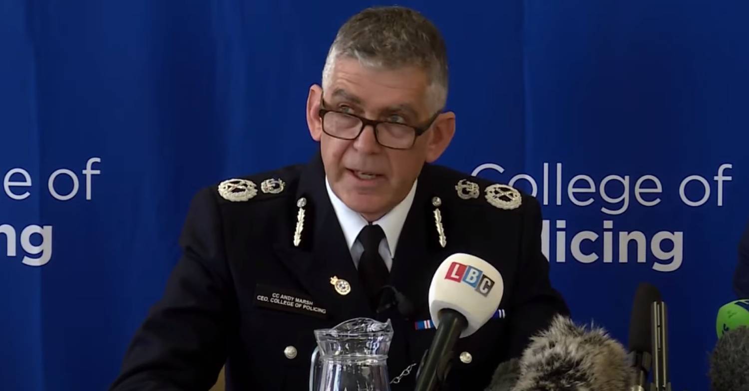 Chief Constable Andy Marsh speaks