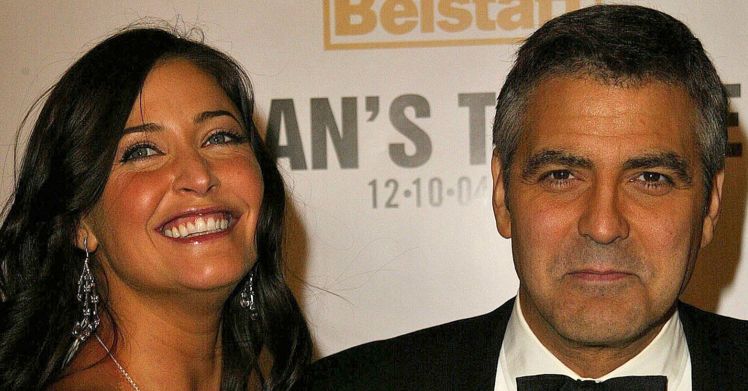 Lisa Snowdon and George Clooney