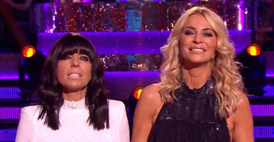Hosts Claudia Winkleman and Tess Daly introduce Strictly Come Dancing in Blackpool