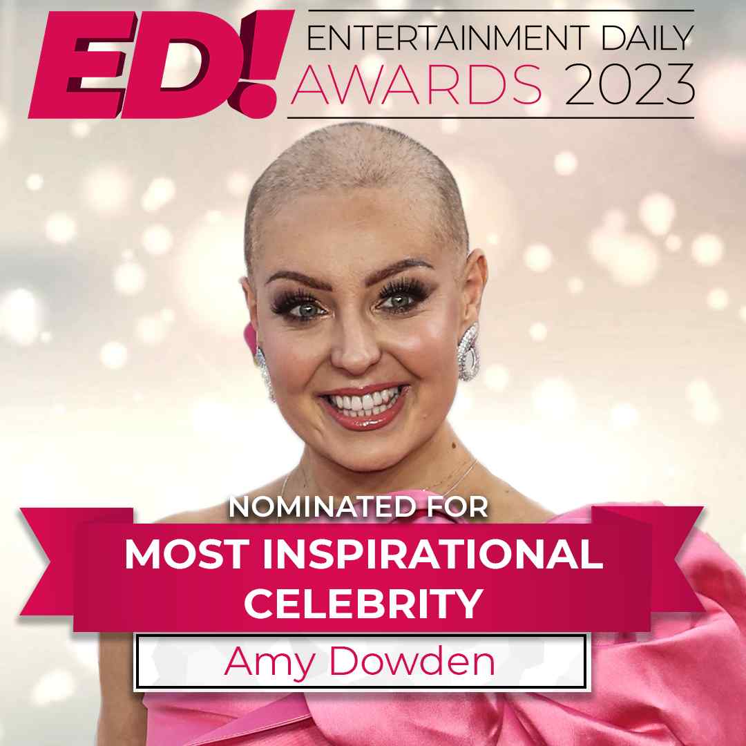 Amy Dowden smiling in her Entertainment Daily Awards 2023 headshot