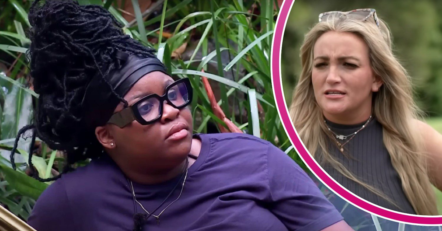 I'm A Celebrity contestant Nella Rose looks unimpressed, Jamie Lynn Spears does too