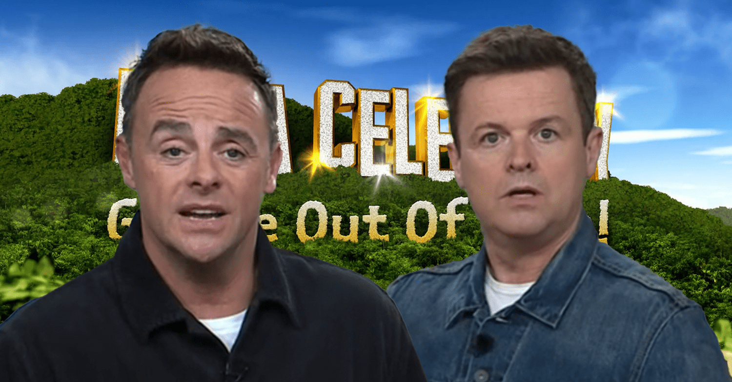 Ant and Dec looking surprised