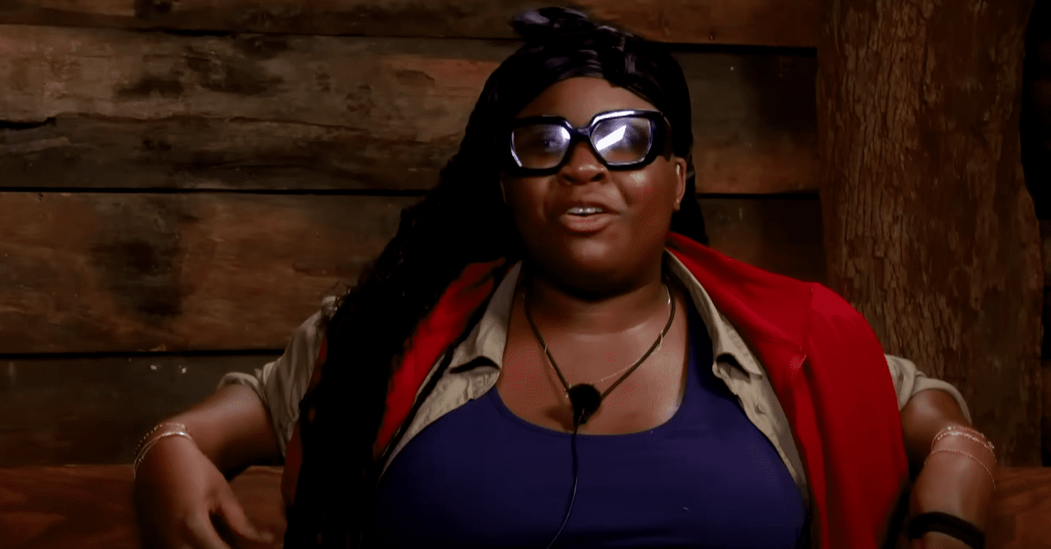 Nella Rose on I'm A Celebrity speaking to camera 