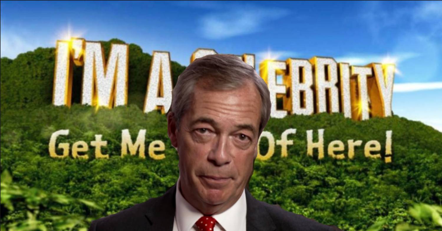 Nigel Farage looks glum