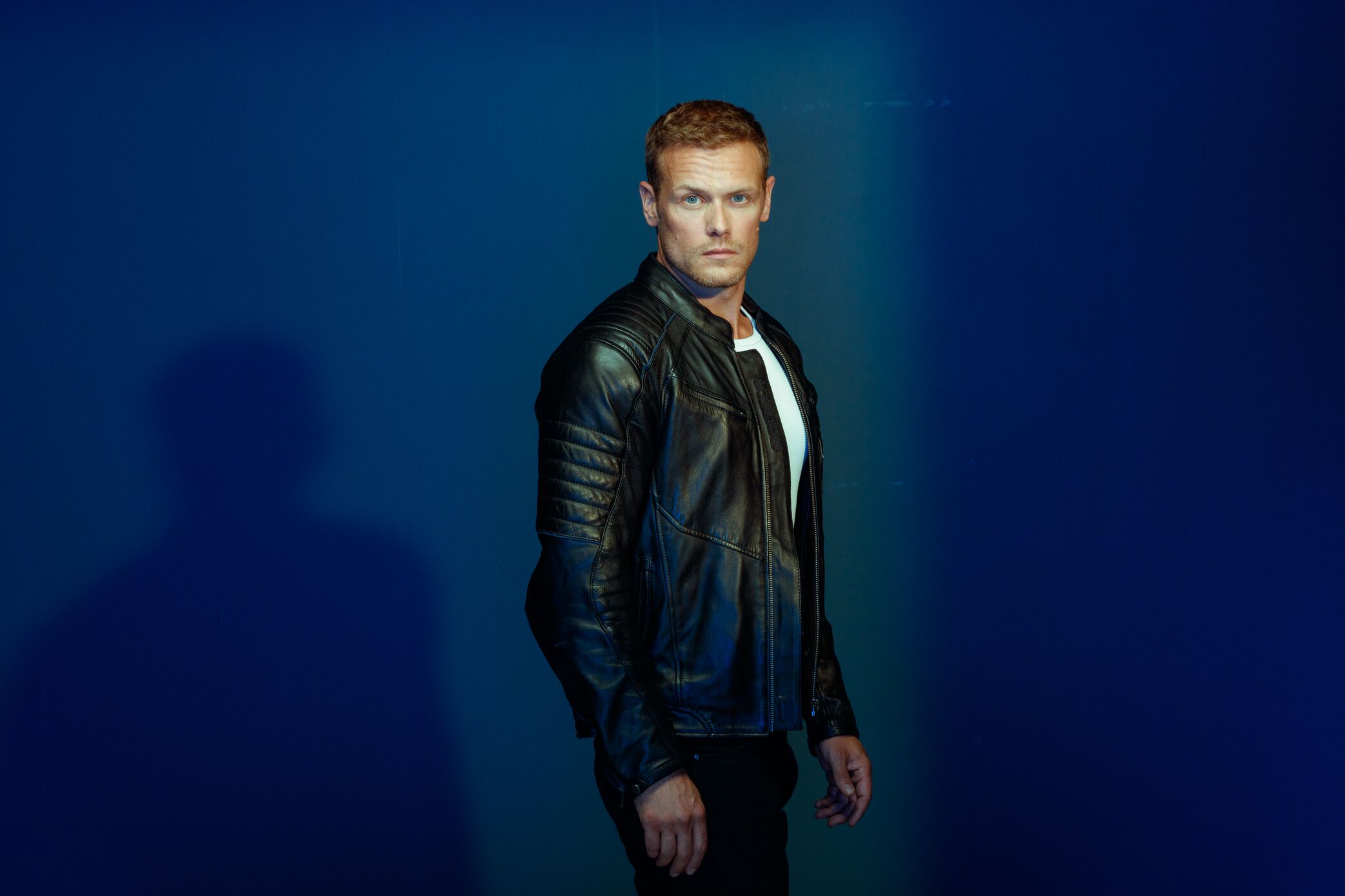 Sam Heughan as Danny in the cast of The Couple Next Door