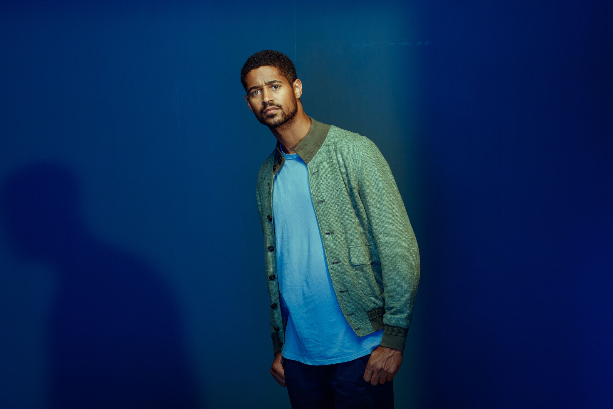 Alfred Enoch as Pete in The Couple Next Door