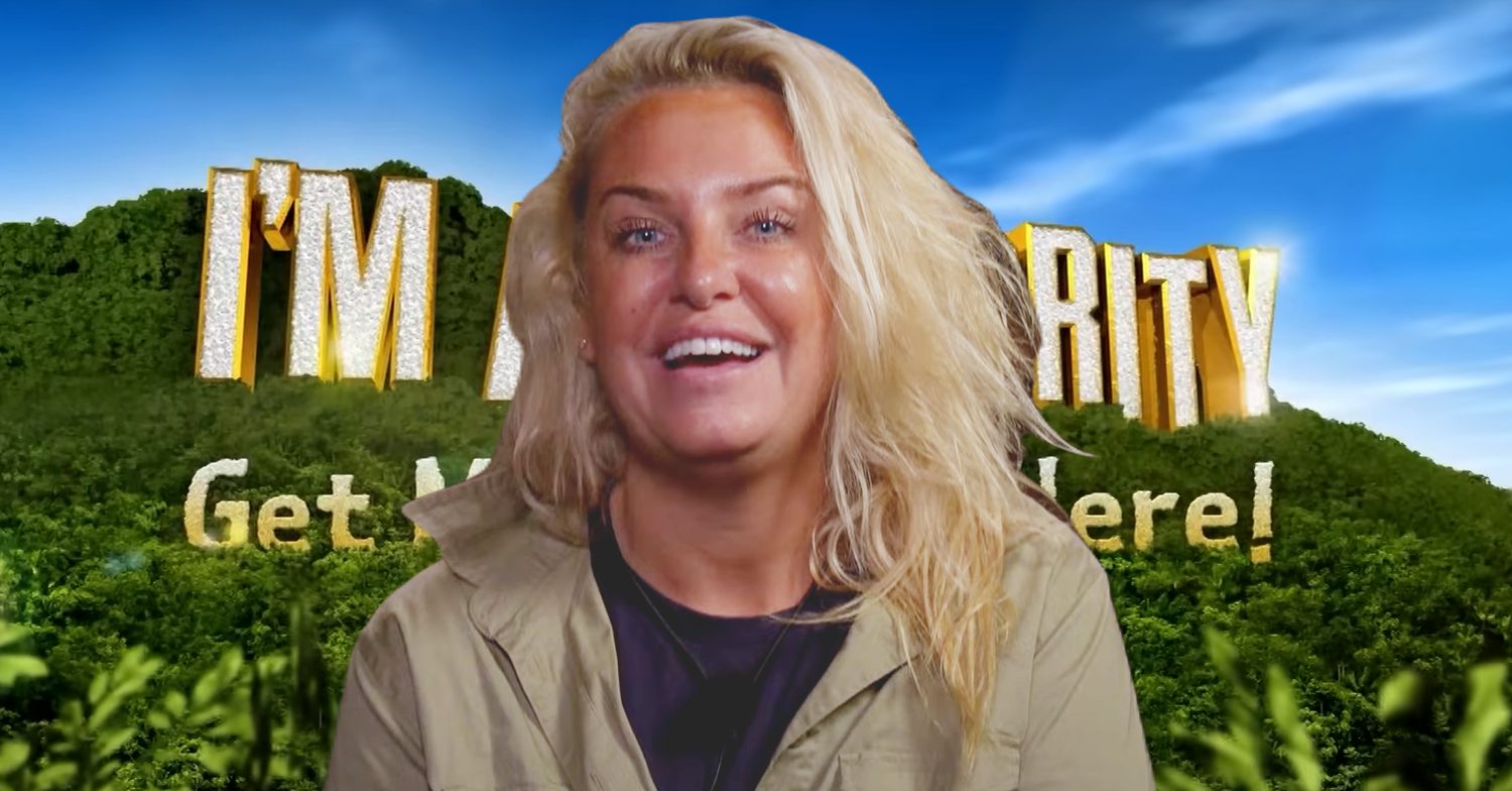 Josie Gibson smiling on I'm A Celebrity