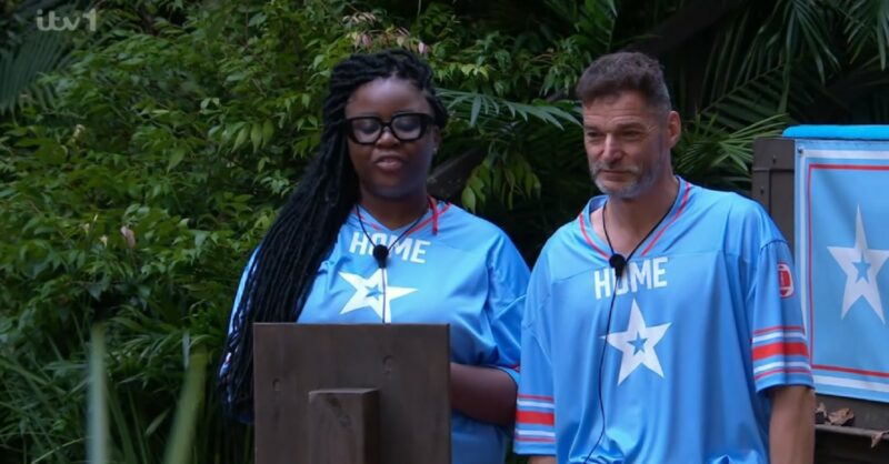 Fred Sirieix and Nella Rose on I'm A Celebrity