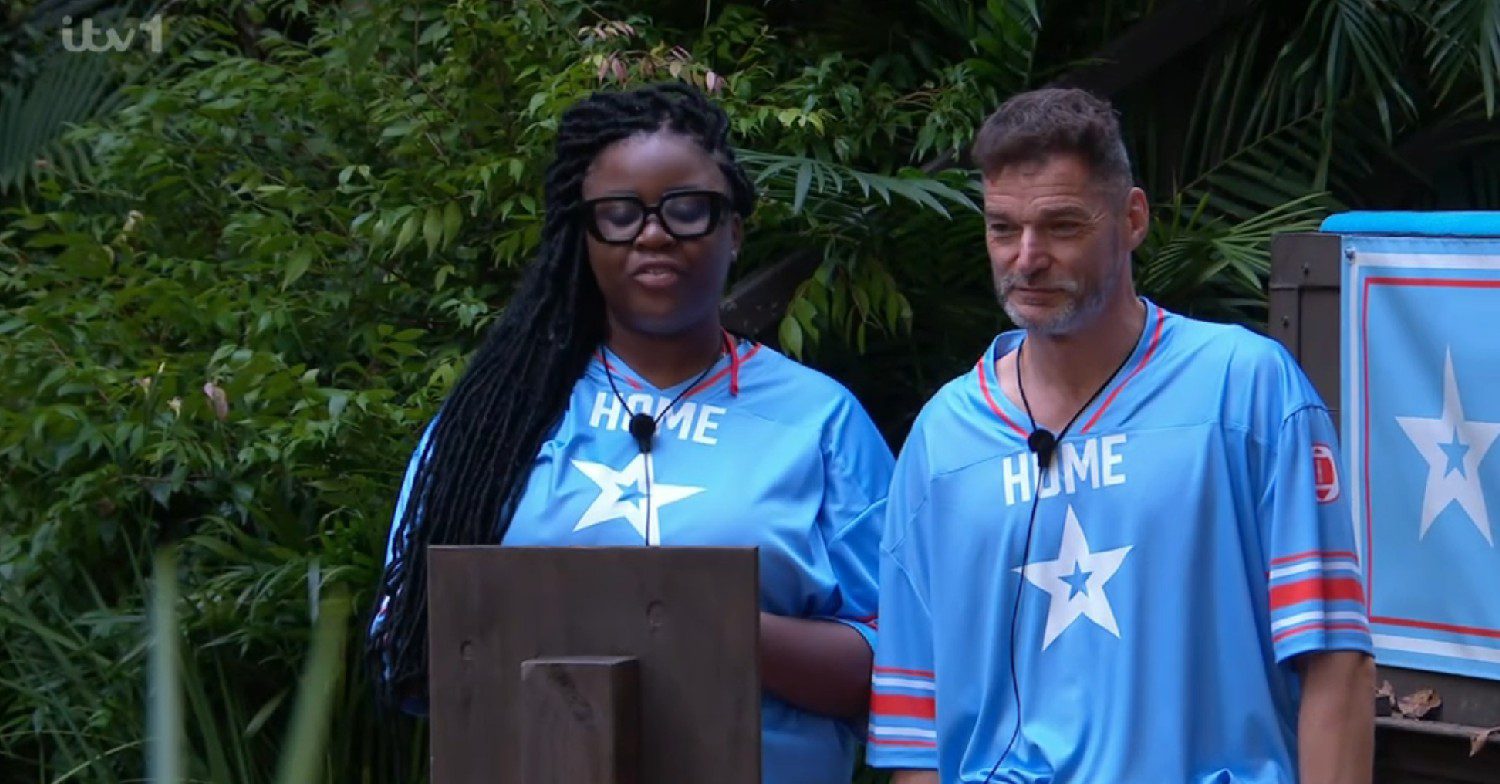 Fred Sirieix and Nella Rose on I'm A Celebrity 