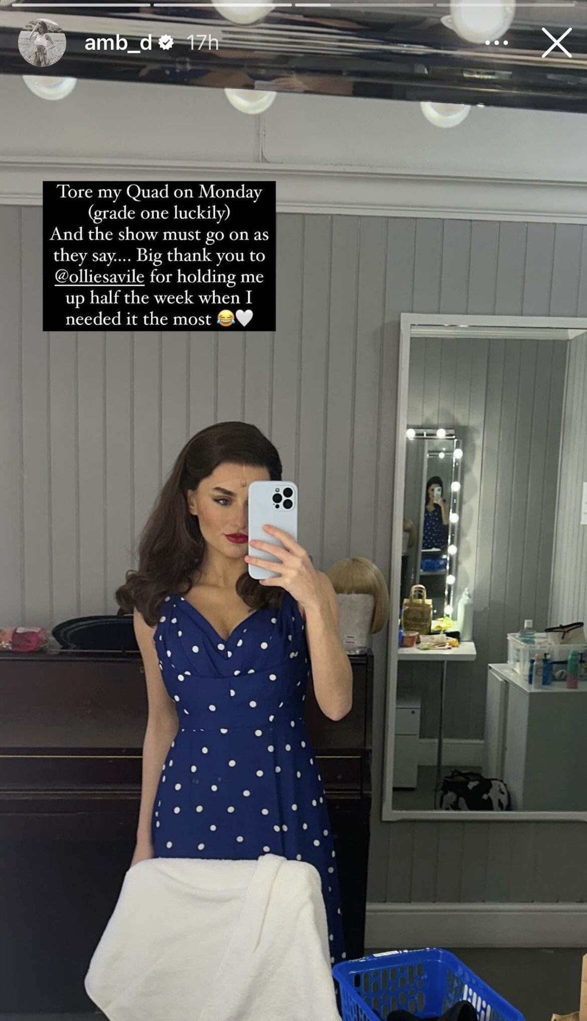 Amber Davies Instagram Story