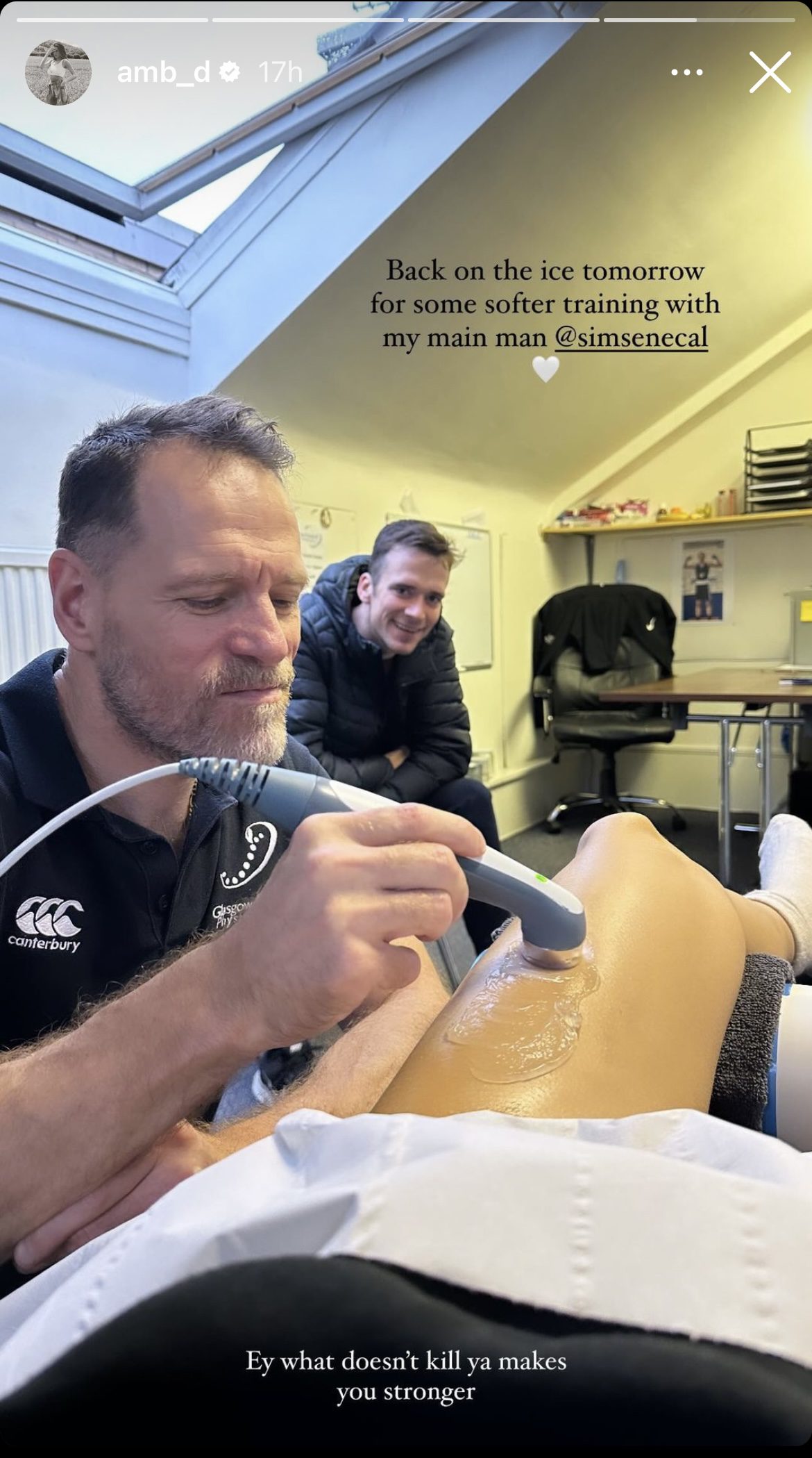 Amber Davies Instagram Story