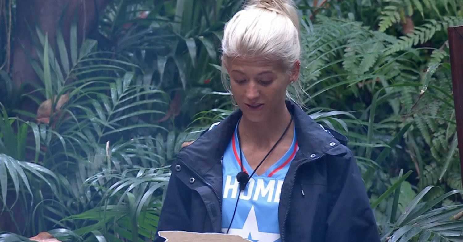 Jungle bosses had Danielle deliver the bad news (Credit: ITV)