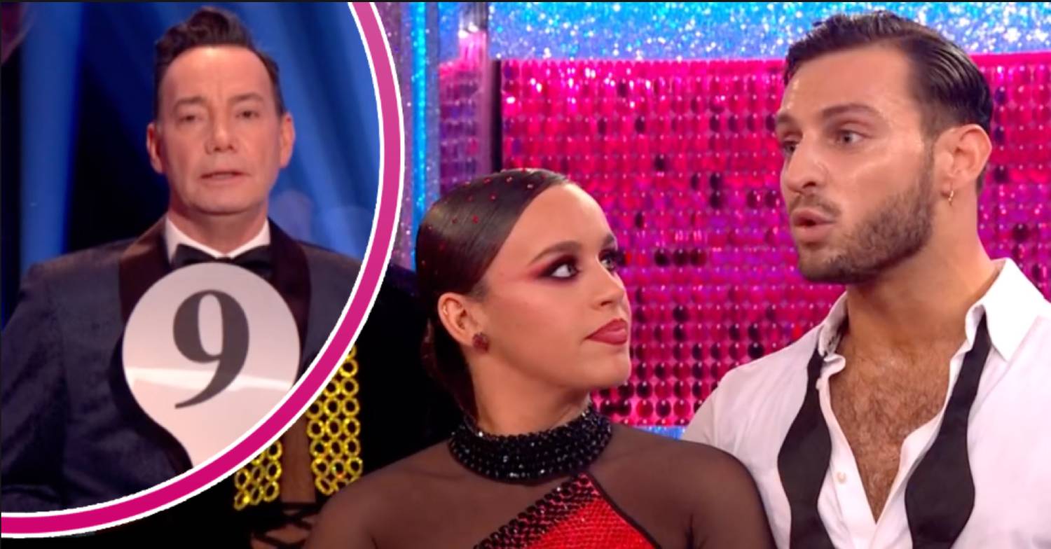 Strictly star Ellie Leach looks at Vito Coppola