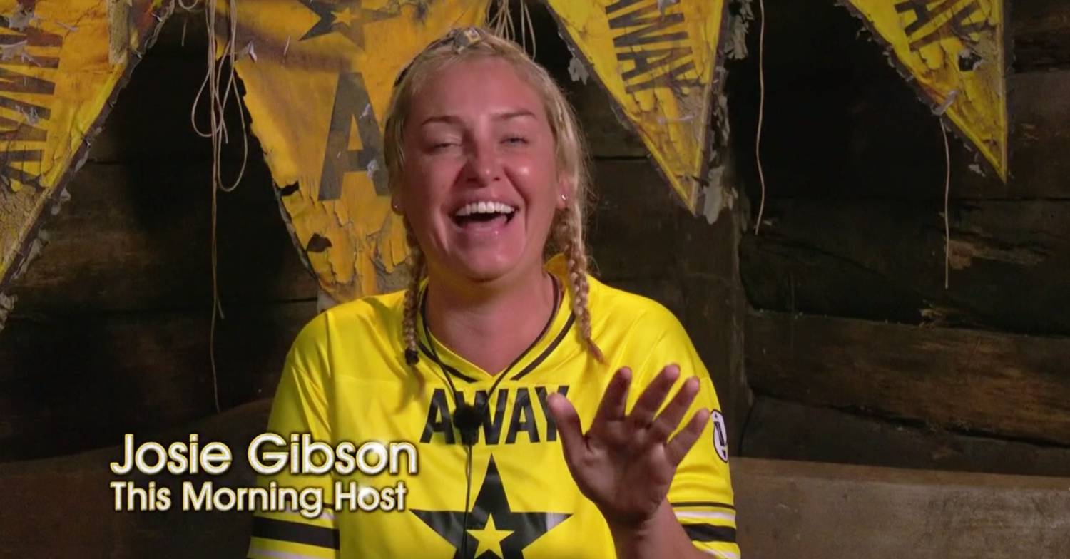 Josie Gibson laughs about Nigel Farage