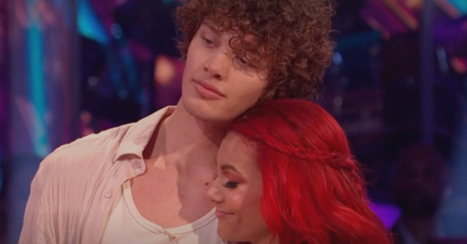 Bobby Brazier hugged Dianne Buswell after the judges gave their opinions on their tribute performance 