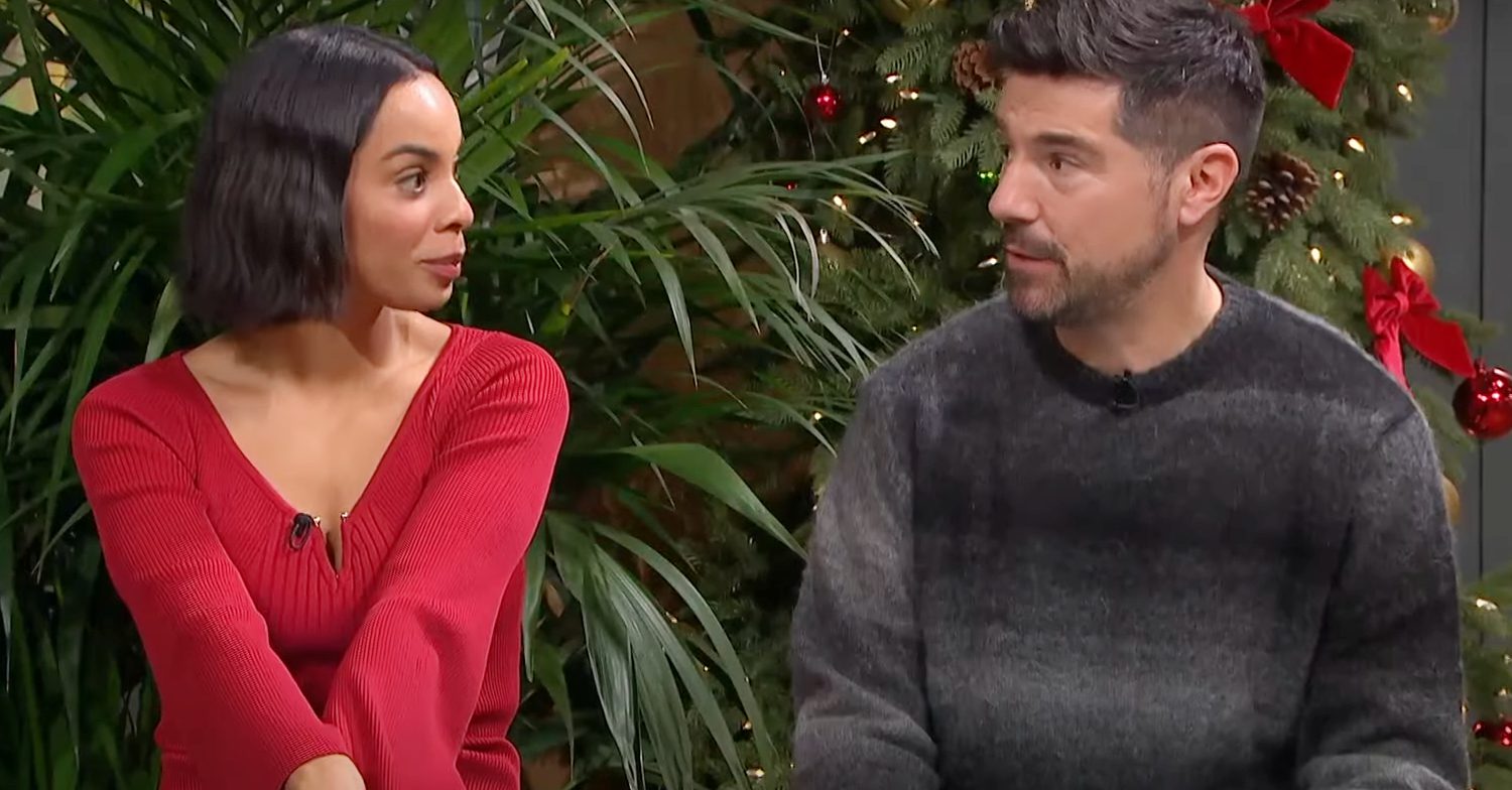 Rochelle Humes reacted to Marvin Humes being on top of Josie Gibson