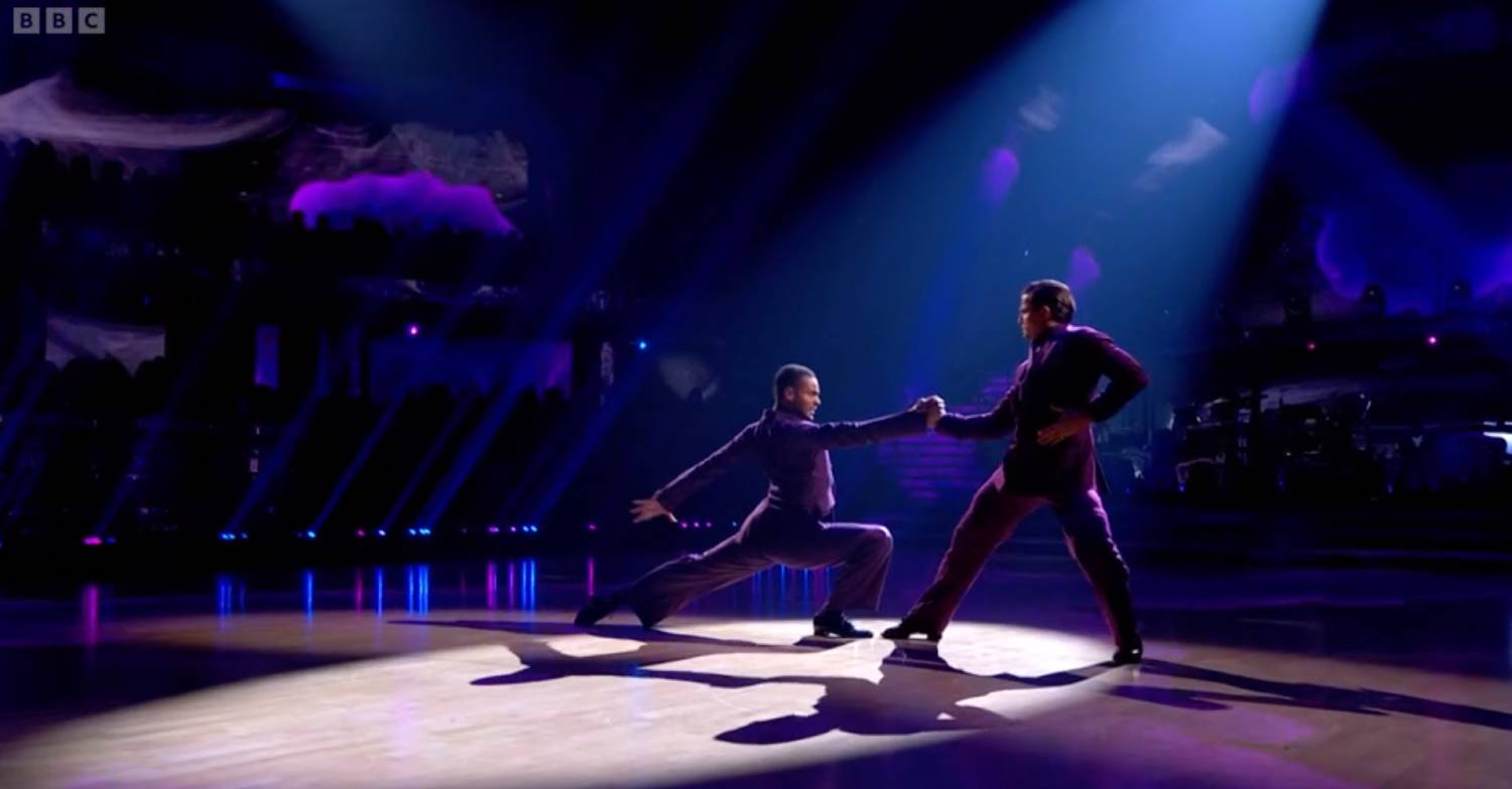 Layton Williams dances with Nikita Kuzmin