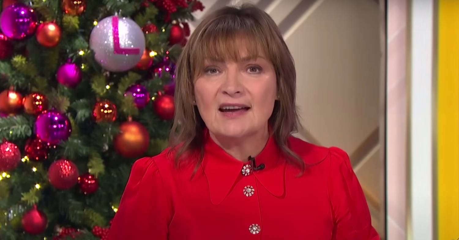 Lorraine Kelly speaks to camera
