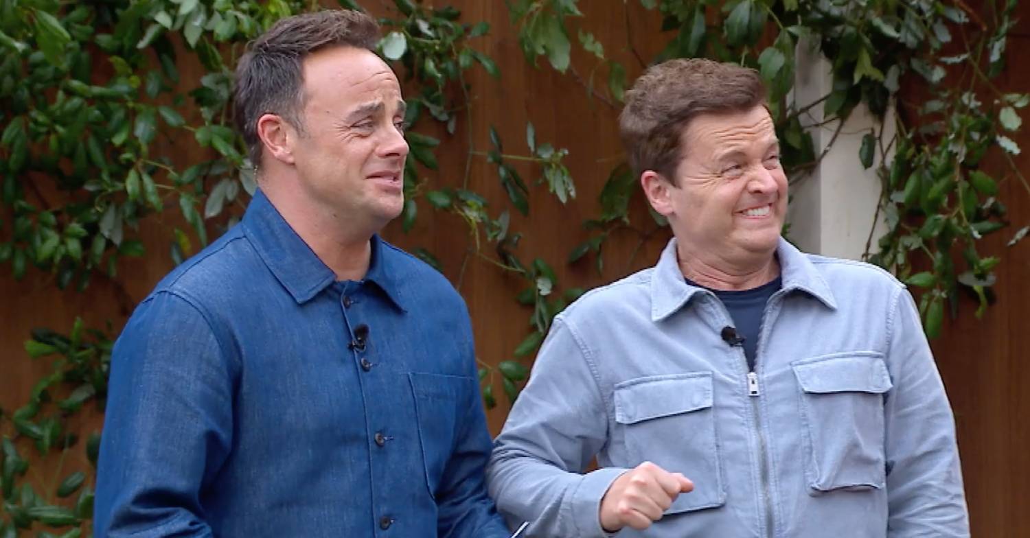 Ant and Dec react (Credit: ITV)