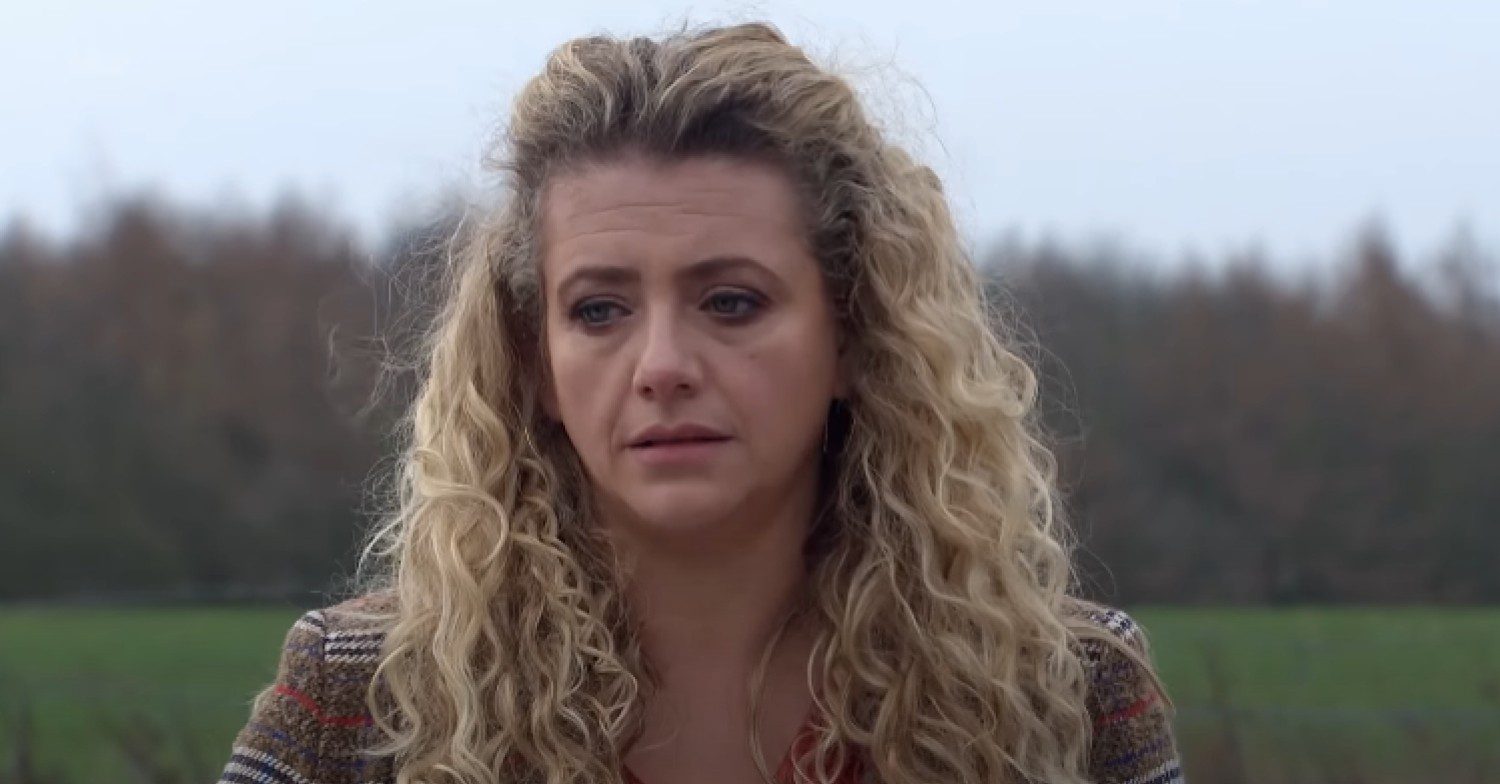 Maya looking upset on Emmerdale