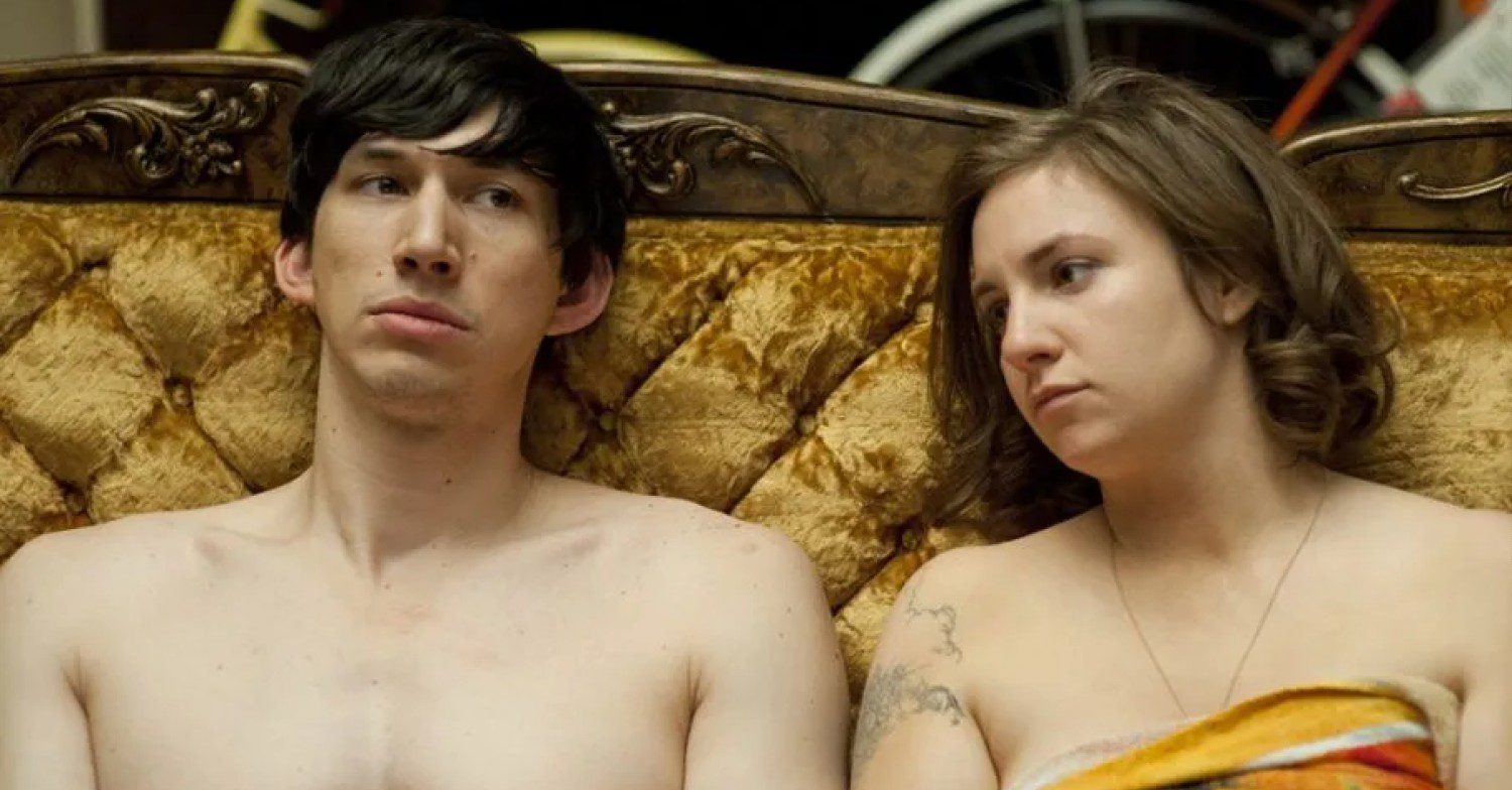 Adam Driver and Lena Durham in Girls