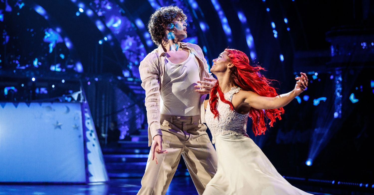 Bobby Brazier and Dianne Buswell performing on Strictly