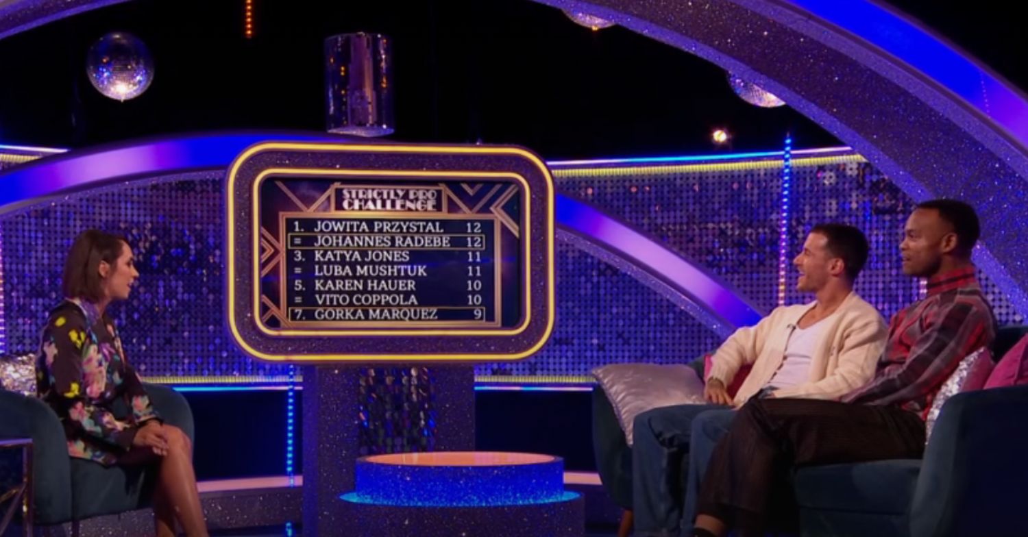 Janette Manrara, Gorka Marquez, and Johannes Radebe on It Takes Two