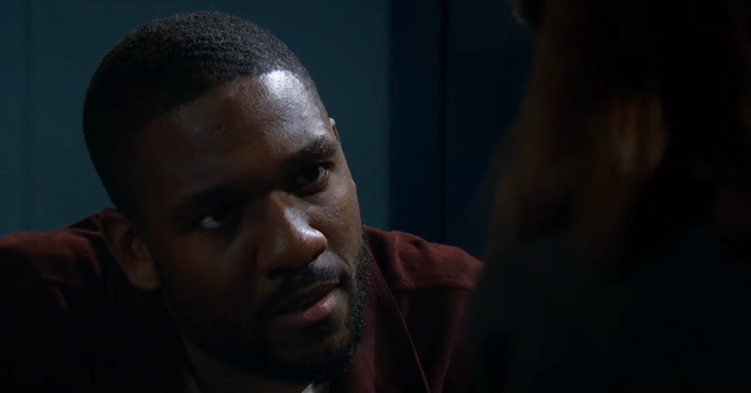 Ethan looking angry on Emmerdale