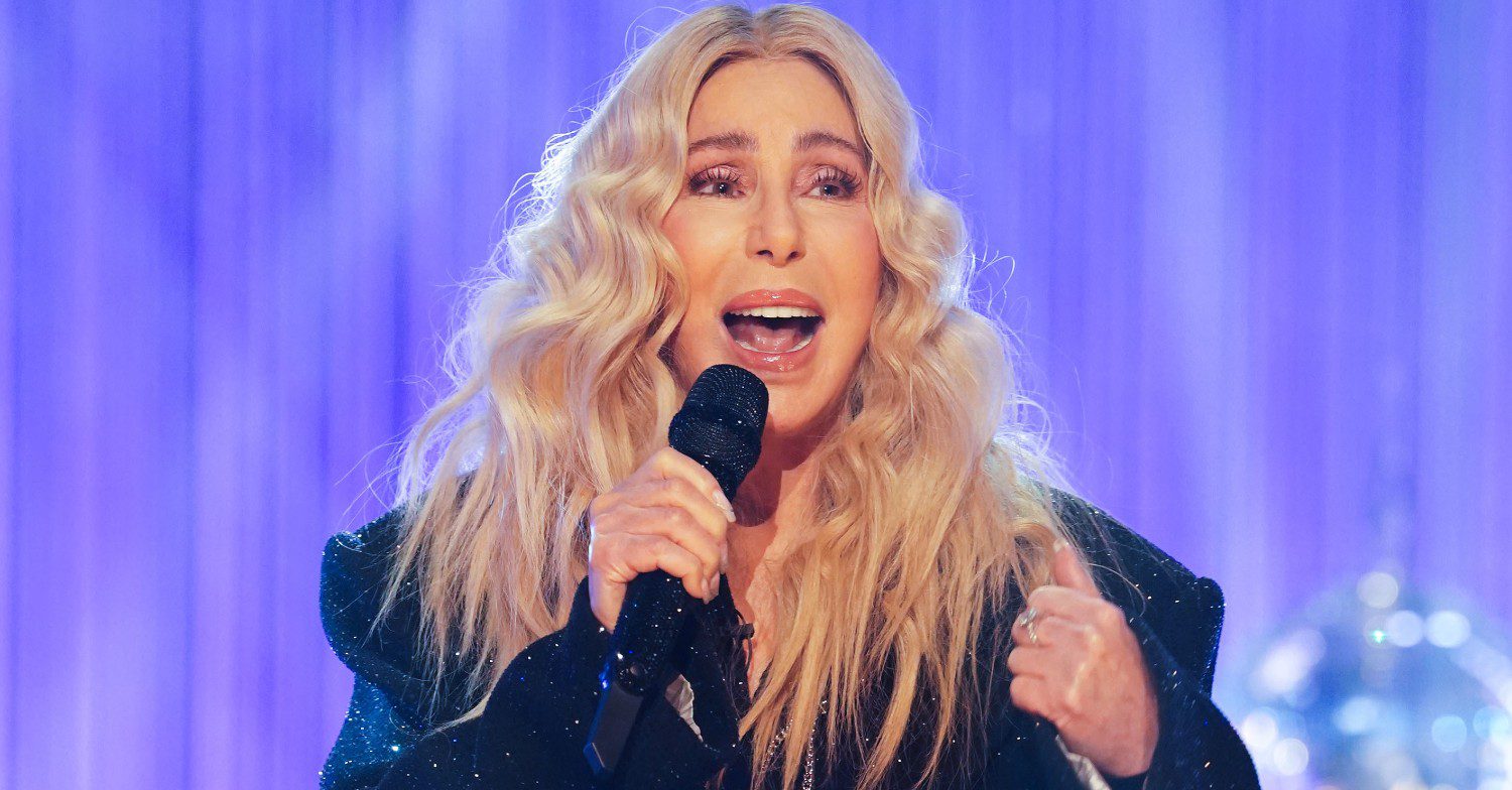 Cher performing on The Graham Norton Show