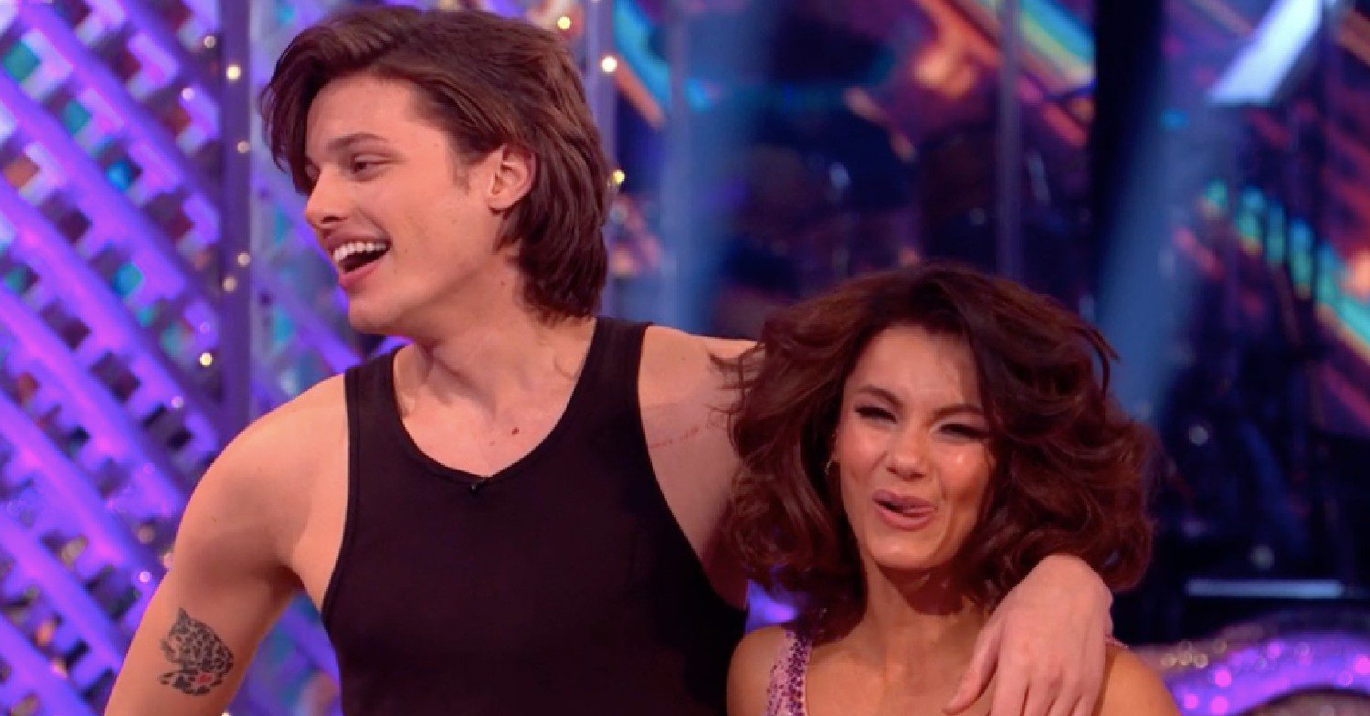 Bobby Brazier and Dianne Buswell on Strictly