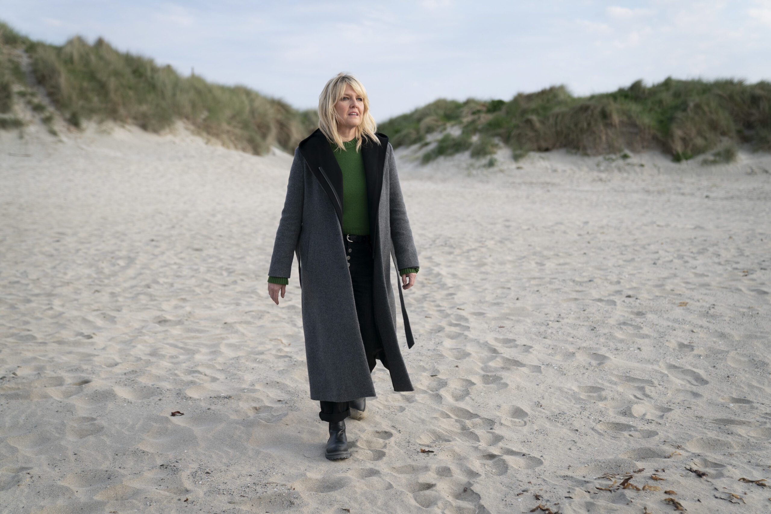 Ashley Jensen as DI Ruth Calder in Shetland series 8